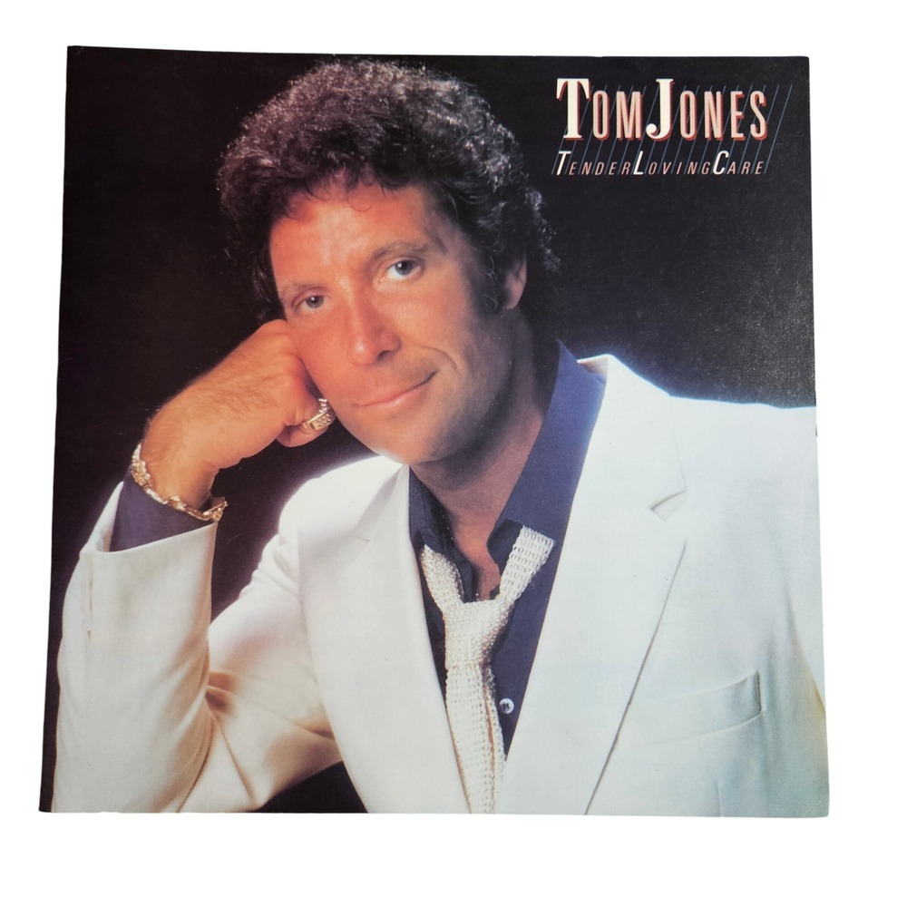 Tom Jones Tender Loving Care Vintage‎ 1985 Promo Flat Album Poster 12x12